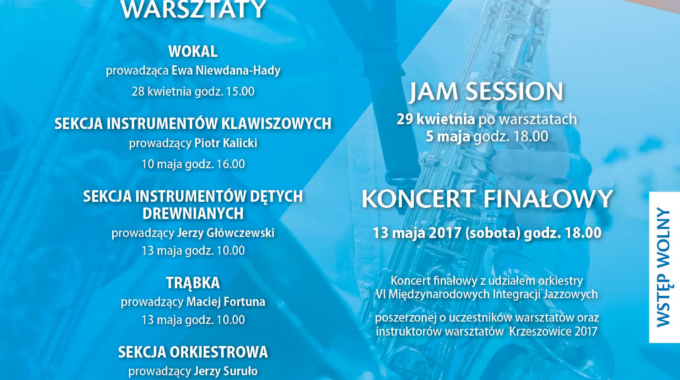 VI Międzynarodowe Integracje Jazzowe Krzeszowice 2017