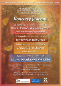 Koncerty jesienne 2017